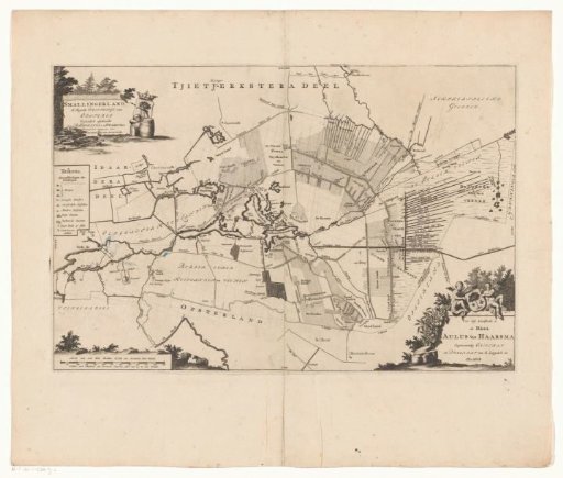 Map of the Grietenij of Smallingerland