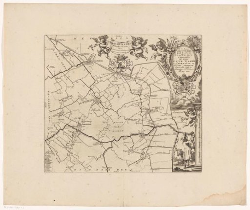 Map of the Grietenij of Menaldumadeel