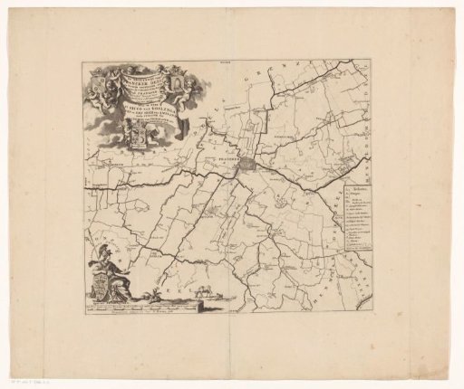 Map of the Grietenij of Franekeradeel