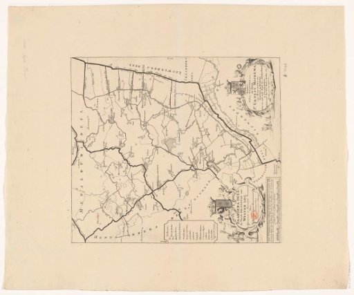Map of the grietenij Baarderadeel
