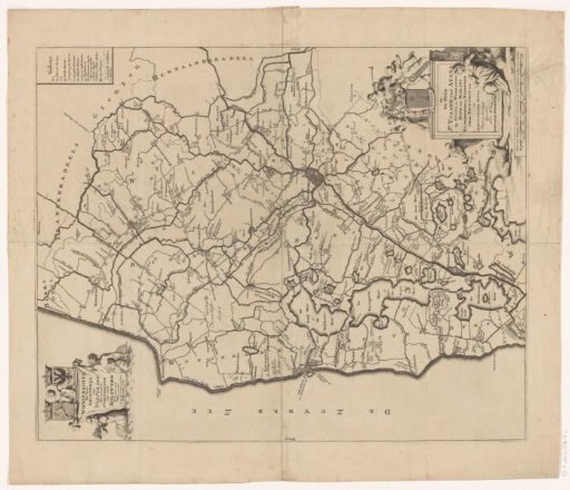 Map of the grietenij Wonseradeel