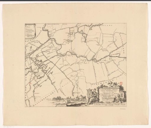 Map of the grietenij Utingeradeel