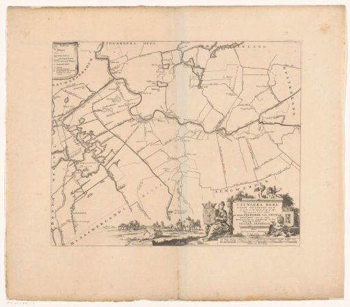 Map of the grietenij Utingeradeel