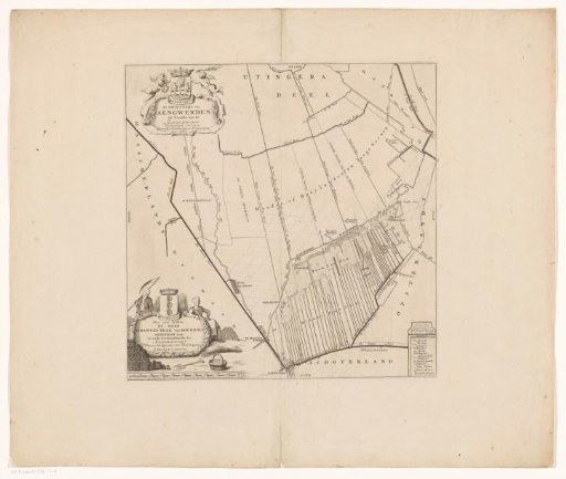 Map of the grietenij Aengwirden