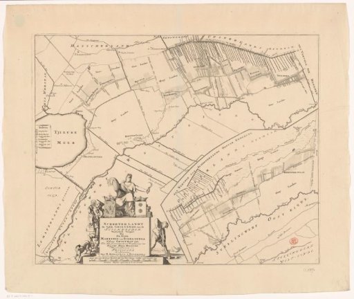 Map of the grietenij Schoterland