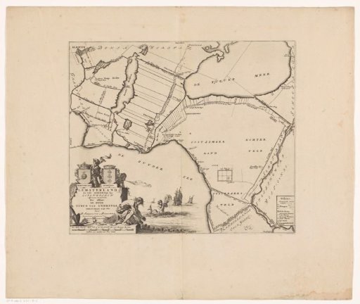 Map of the grietenij Lemsterland