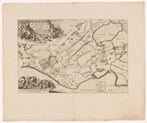 Map of the grietenij Gaasterland