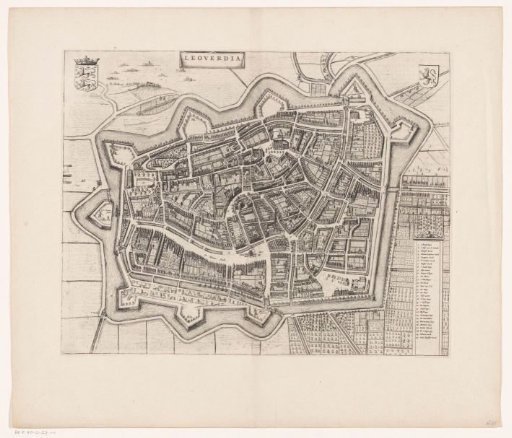 Map of Leeuwarden