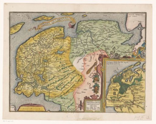 Map of Friesland