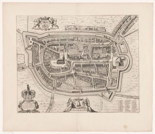 Map of Franeker