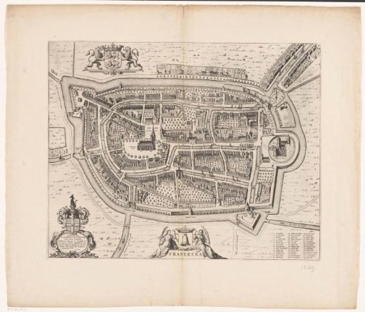 Map of Franeker