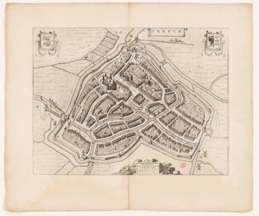 Plattegrond van Sneek