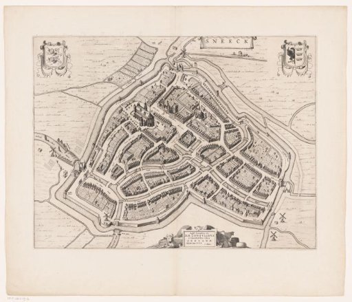 Plattegrond van Sneek