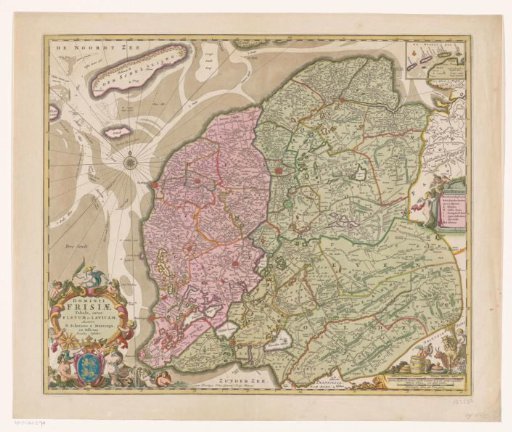 Map of Friesland