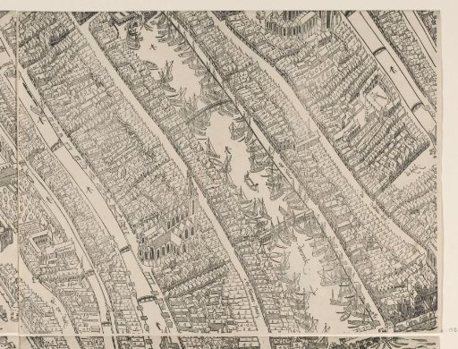 Map of Amsterdam, 1544 (eighth part)