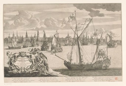 The yacht gifted by the States-General to King Frederick I of Prussia, 1707
