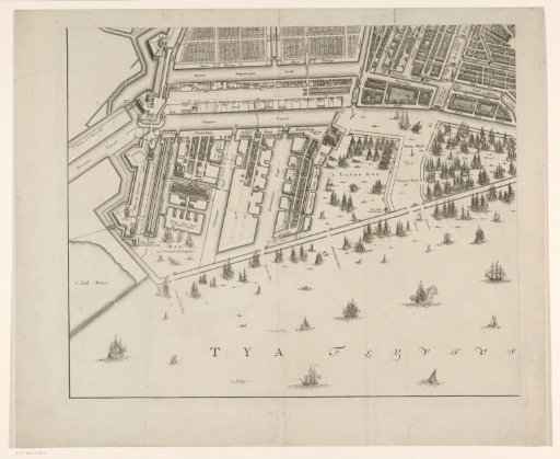 Map of Amsterdam (lower left section)