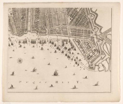 Map of Amsterdam (lower right section)