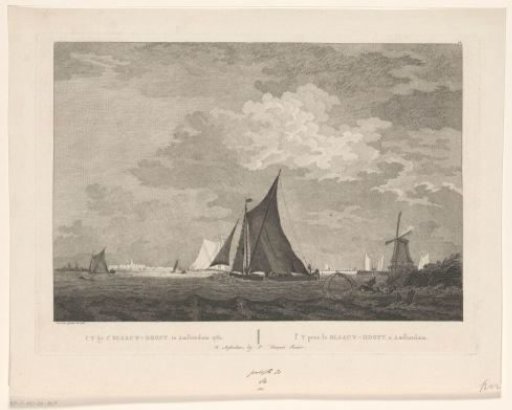 Ships on the IJ at the Blauwhoofd in Amsterdam, 1762