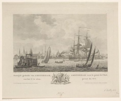 View of the eastern part of Amsterdam from the IJ