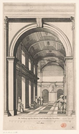Part of the gallery around the Civic Hall in the Town Hall on the Dam
