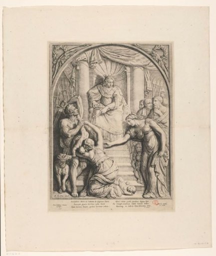 Relief with the Judgment of Solomon in the Court of the Town Hall on the Dam