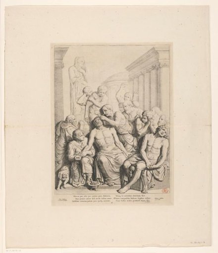 Relief with the judgment of Zaleucus in the Court of Justice of the Town Hall on the Dam