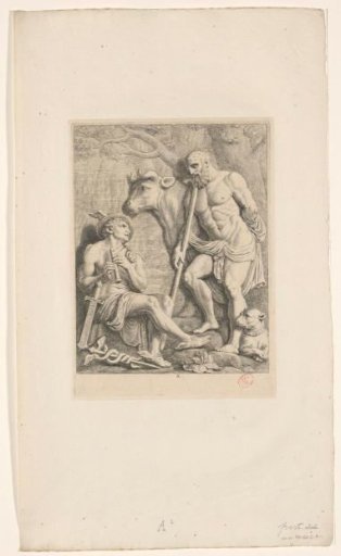 Relief with Mercury, Argus and Io in the Civic Hall of the Town Hall on the Dam