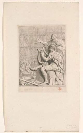 Relief with Amphion and Zethus in the Civic Hall of the Town Hall on the Dam