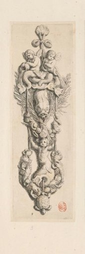 Festoon with attributes of the personification of the element Water on the west side of the Civic Hall in the Town Hall on the Dam