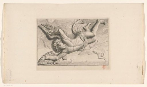 Relief with the fall of Icarus above the door to the Insolvent Estate Room in the Town Hall on the Dam