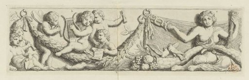 Part of a frieze on the mantelpiece in the Council Chamber of the Town Hall on the Dam
