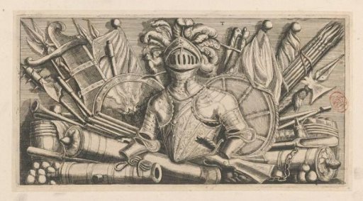 Relief with arms and armour in the Town Hall on the Dam
