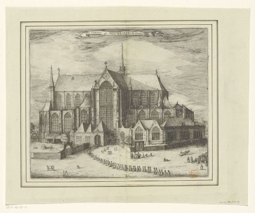 View of the New Church in Amsterdam