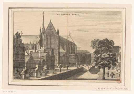View of the New Church in Amsterdam