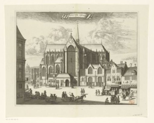 View of the Nieuwe Kerk, Amsterdam