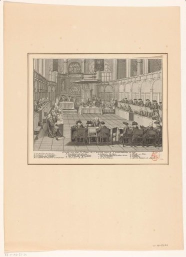Synod held in the New Church in Amsterdam, 1730