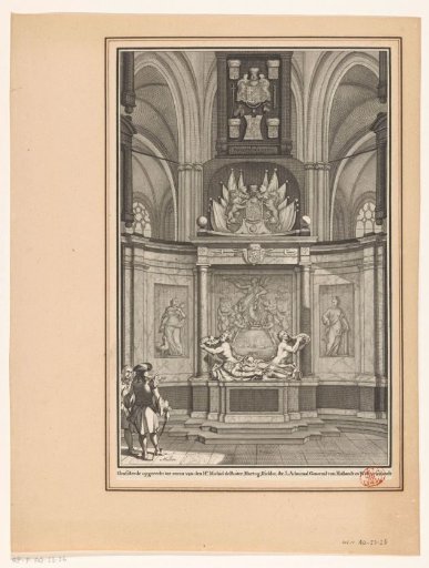 Monumental tomb of Michiel Adriaenszoon de Ruyter in the New Church in Amsterdam