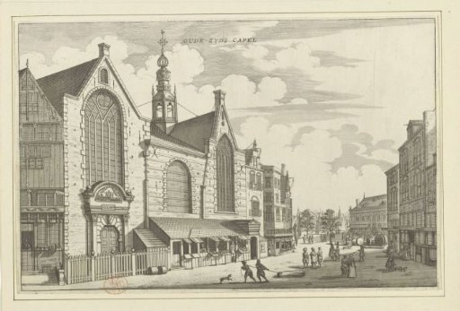 View of the Saint Olaf Chapel (Oudezijds Chapel) in Amsterdam
