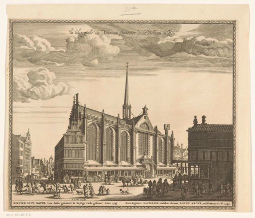 View of the Nieuwezijds Chapel in Amsterdam