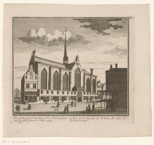 View of the Nieuwezijds Chapel in Amsterdam