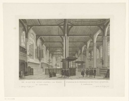 Interior of the Nieuwezijds Chapel in Amsterdam
