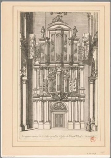 Organ (Duyschot Organ) in the Westerkerk in Amsterdam