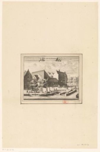 View of the New Walloon Church in Amsterdam