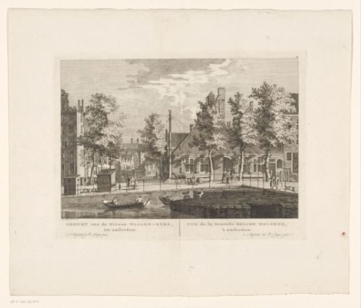 View of the New Walloon Church in Amsterdam