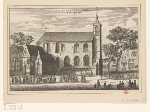 View of the English Church in Amsterdam