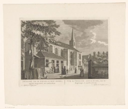 View of the English Church in Amsterdam