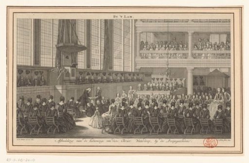 Baptism in the Mennonite Church Bij 't Lam in Amsterdam