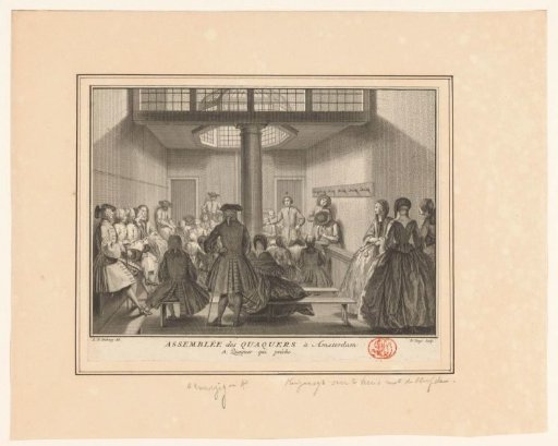 Meeting of Quakers in Amsterdam