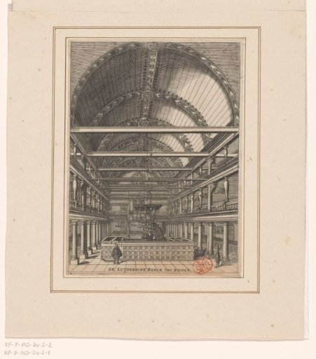 Interior of the Old Lutheran Church in Amsterdam